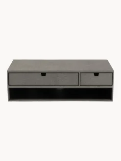 Hot Bigso Box of Sweden Support pour moniteur avec tiroirs Ted Gris foncé