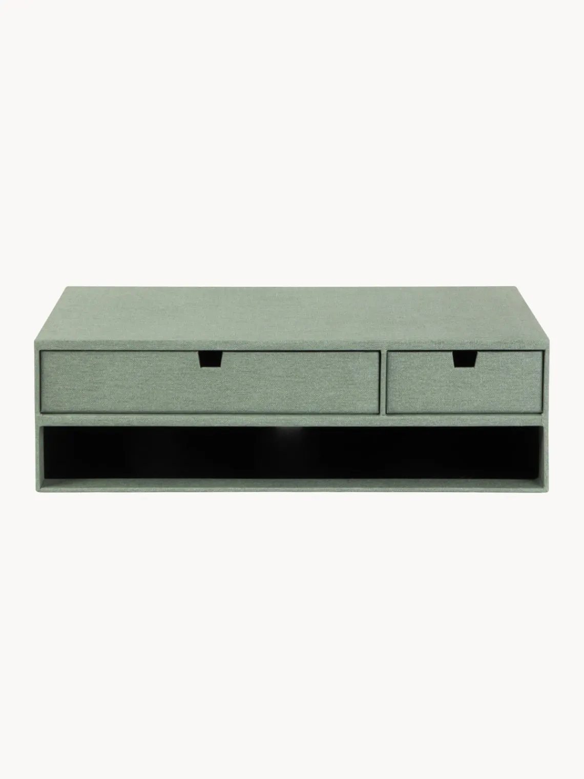 Clearance Bigso Box of Sweden Support pour moniteur avec tiroirs Ted Vert sauge