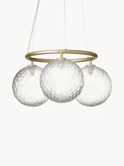 Best Nuura Suspension à boule de verre Miira Doré, transparent