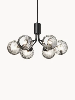 Best Nuura Suspension à boule de verre Apiales Noir, gris, transparent