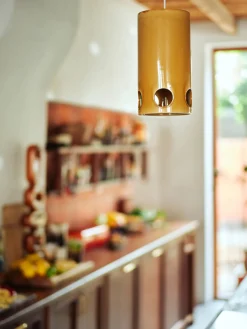 Sale HKLIVING Suspension artisanale Mustard