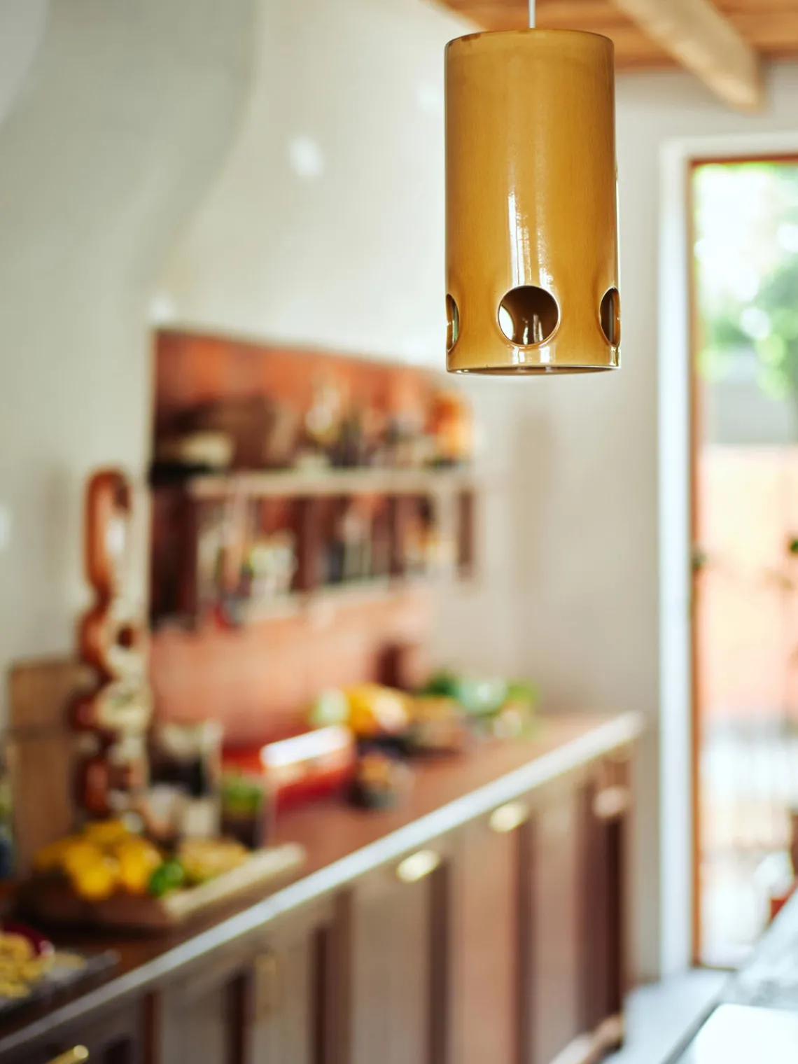 Sale HKLIVING Suspension artisanale Mustard