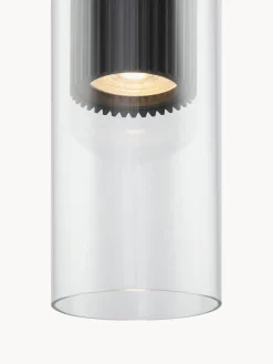 Best Maytoni Suspension Dynamics Transparent, noir, acier inoxydable