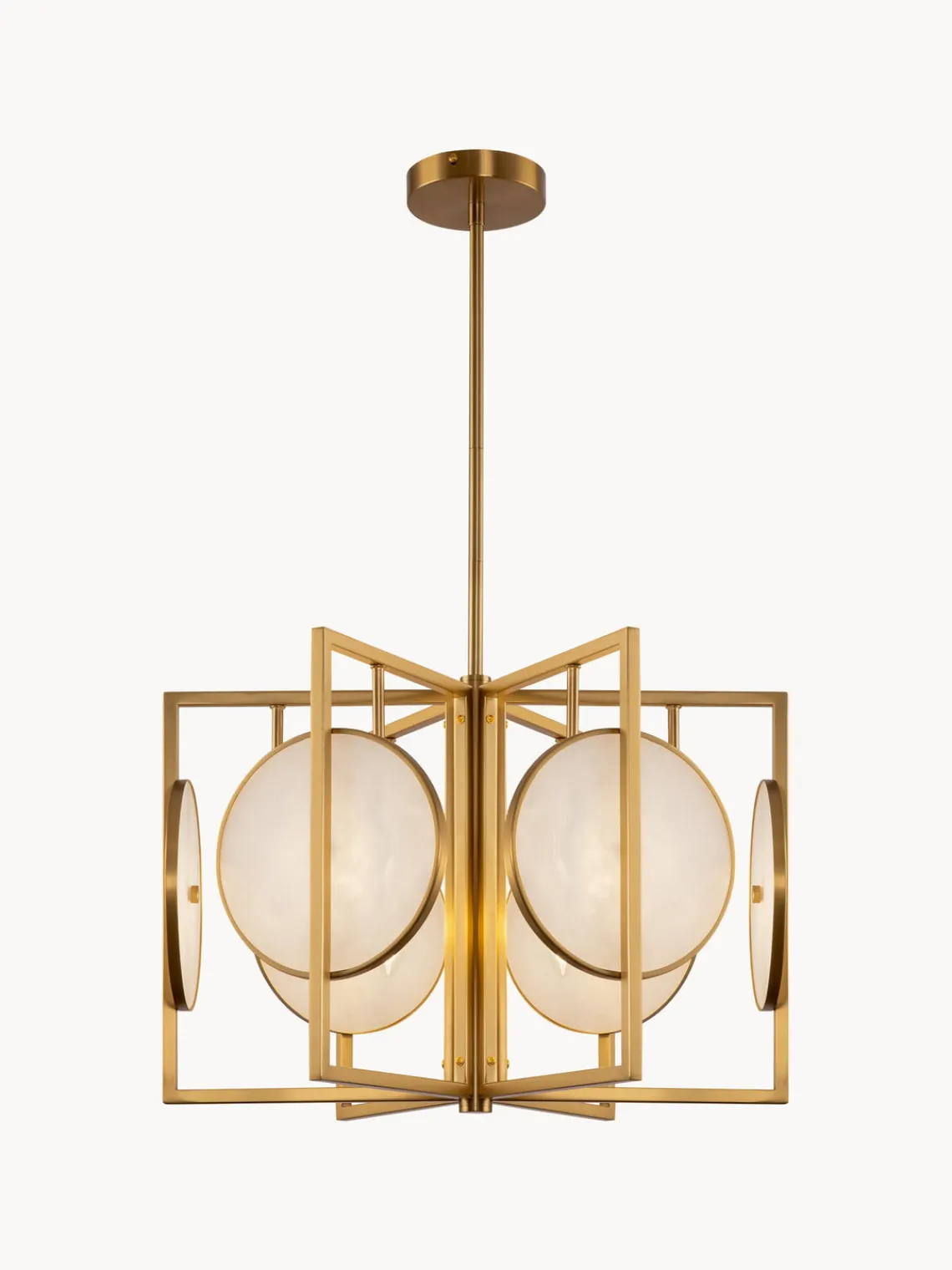 Outlet Maytoni Suspension en marbre et métal Marmo