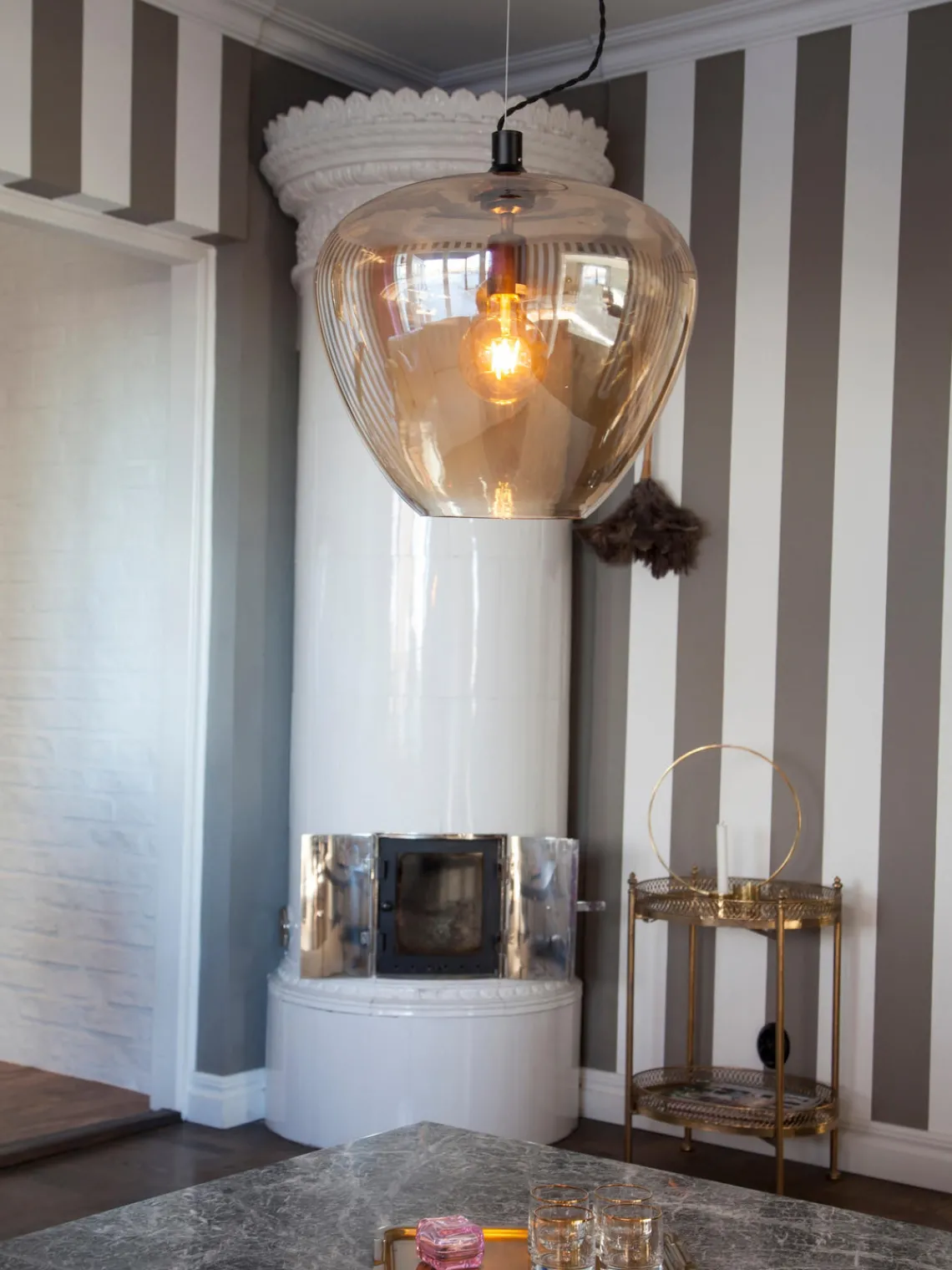 Outlet By Rydens Suspension en verre teinté Bellissimo