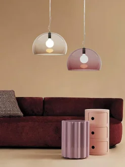 Discount Kartell Suspension FL/Y Vieux rose