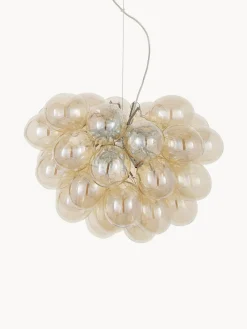 New By Rydens Suspension grappe en verre Gross Beige