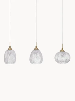 Outlet Nova Luce Suspension grappe en verre dépoli Vario