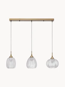 Outlet Nova Luce Suspension grappe en verre dépoli Vario
