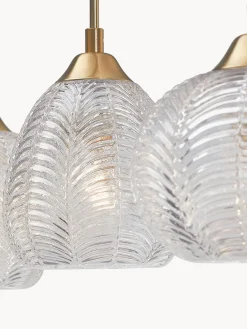 Outlet Nova Luce Suspension grappe en verre dépoli Vario
