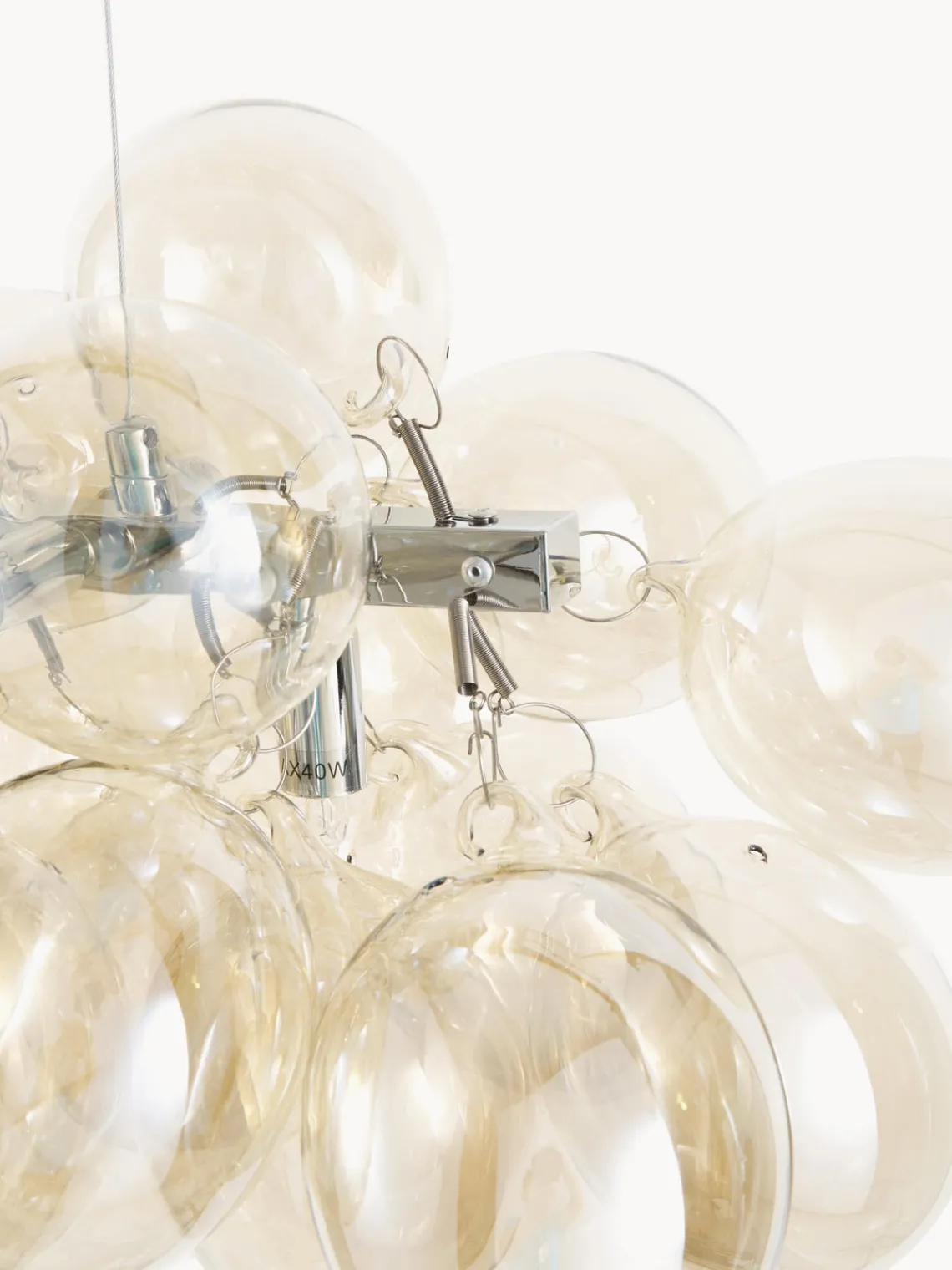 New By Rydens Suspension LED soufflée à la bouche Gross Bar