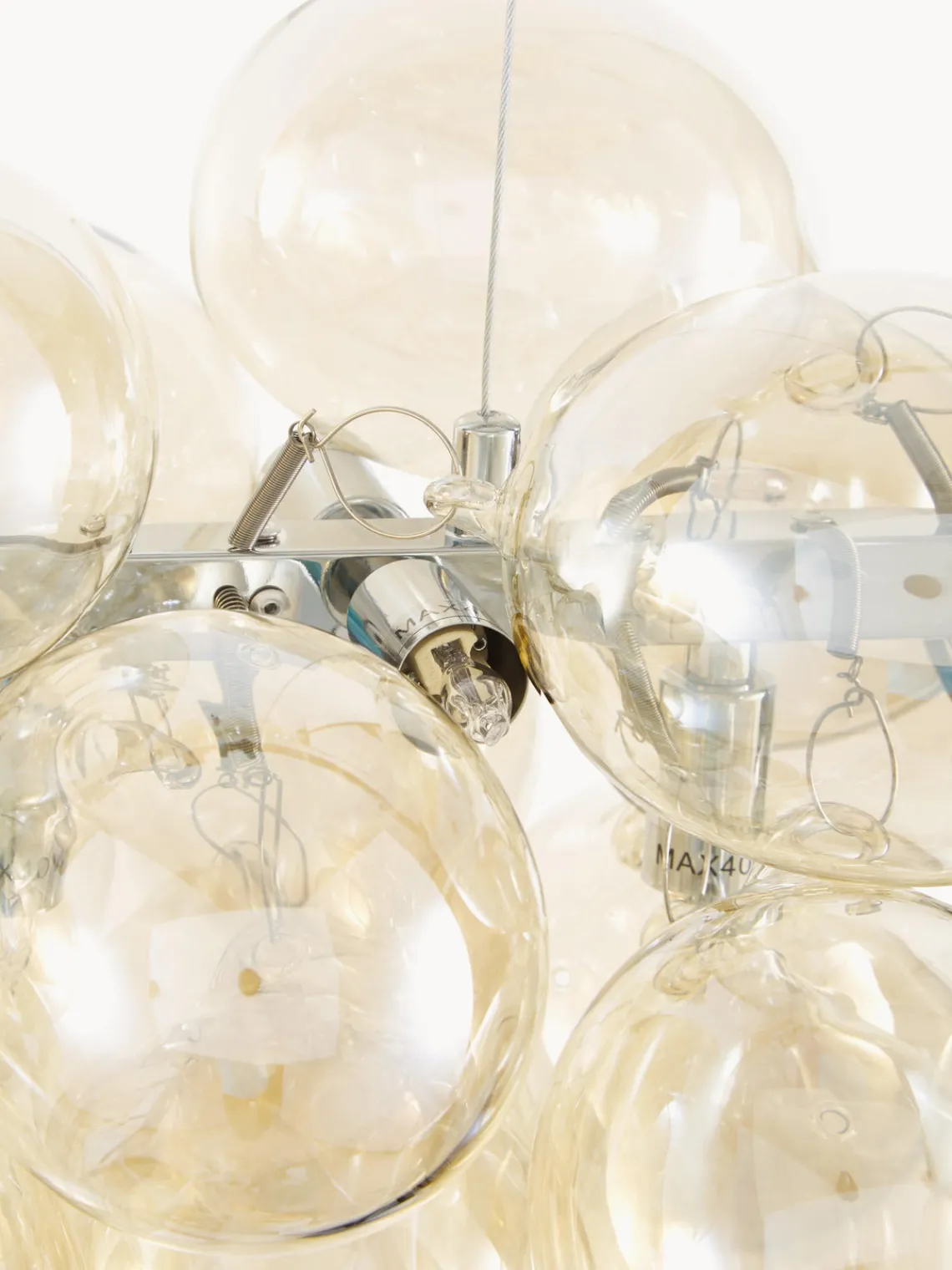 New By Rydens Suspension LED soufflée à la bouche Gross Bar