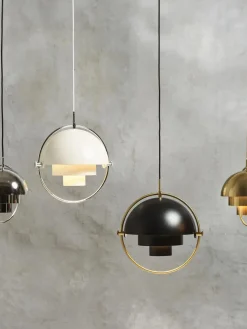 Discount GUBI Suspension Multi-Lite Noir, laiton