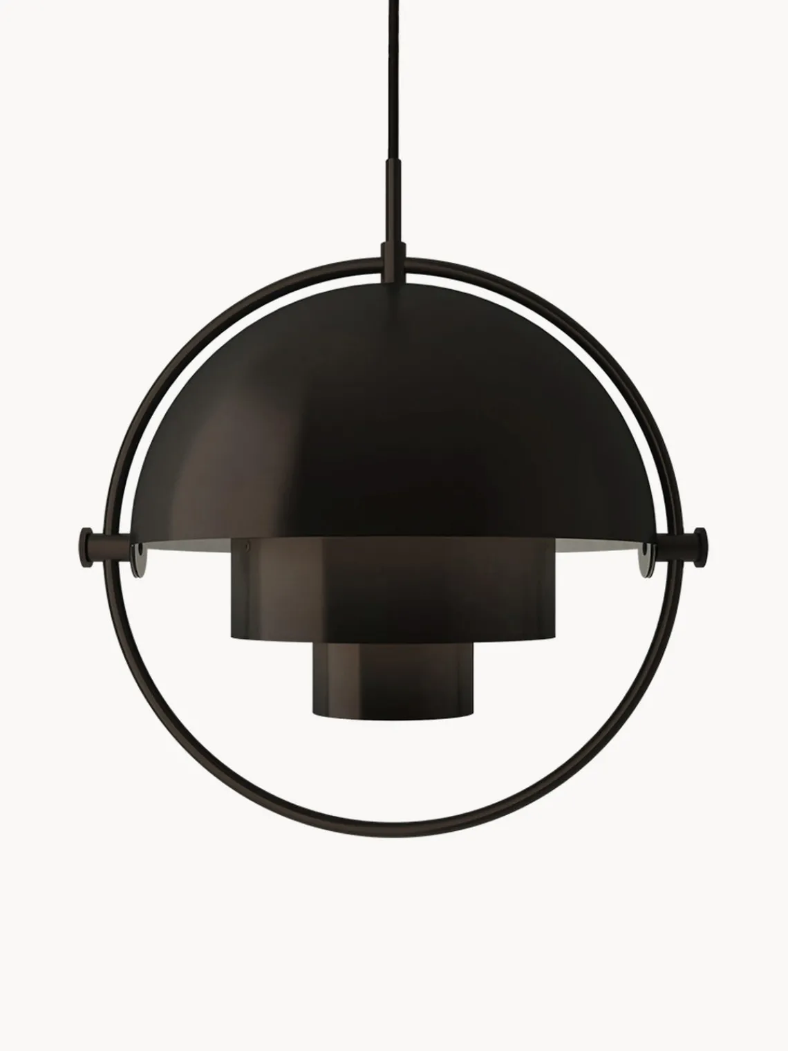 Outlet GUBI Suspension orientable Multi-Lite, tailles variées Noir, mat