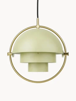 Best GUBI Suspension orientable Multi-Lite Vert clair mat, doré haute brillance