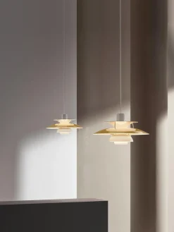 Outlet Louis Poulsen Suspension PH 5 Blanc, doré