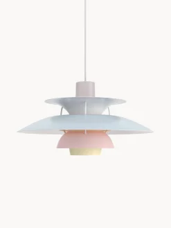 Best Louis Poulsen Suspension PH 5 Lavande, bleu ciel, rose pâle, jaune pâle