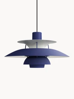 Discount Louis Poulsen Suspension PH 5 Bleu foncé, blanc