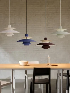 Hot Louis Poulsen Suspension PH 5 Rose pâle, blanc
