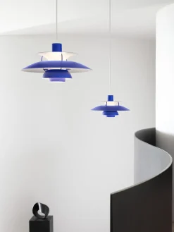 Clearance Louis Poulsen Suspension PH 5 Mini Bleu roi