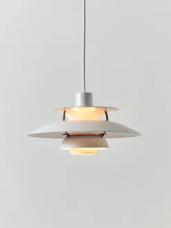 Fashion Louis Poulsen Suspension PH 5 Mini Blanc, bleu roi