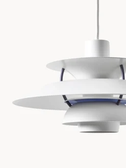 Fashion Louis Poulsen Suspension PH 5 Mini Blanc, bleu roi