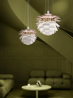 Outlet Louis Poulsen Suspension PH Artichoke Anniversary Edition Blanc, rose pâle, doré