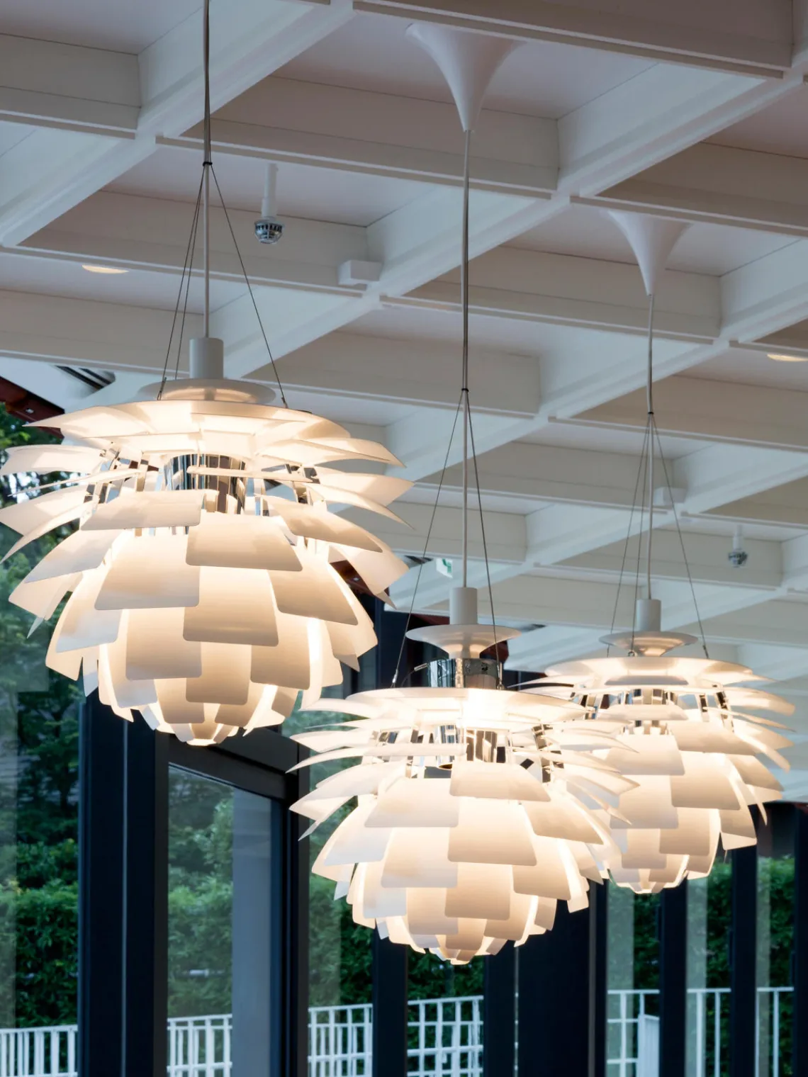 Fashion Louis Poulsen Suspension PH Artichoke, haut. 58 cm Blanc