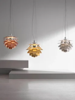Fashion Louis Poulsen Suspension PH Artichoke, haut. 58 cm Blanc