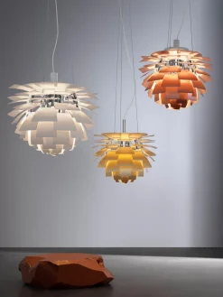 Clearance Louis Poulsen Suspension PH Artichoke, haut. 58 cm Cuivre