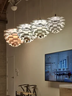 Outlet Louis Poulsen Suspension PH Artichoke, haut. 47 cm Argenté