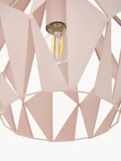 Outlet EGLO Suspension scandi Carlton Rose pâle
