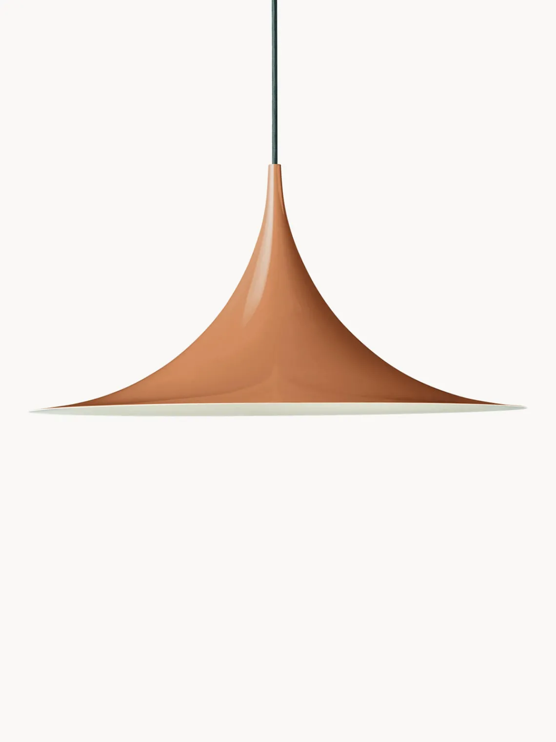Outlet GUBI Suspension Semi, tailles variées Terracotta, haute brillance