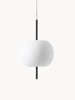 Online kdln Suspension soufflée bouche Kushi, intensité lumineuse variable Noir