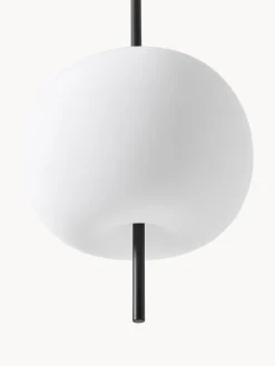 Online kdln Suspension soufflée bouche Kushi, intensité lumineuse variable Noir