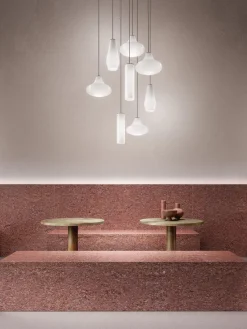 Sale Panzeri Suspension soufflée bouche Emma Blanc