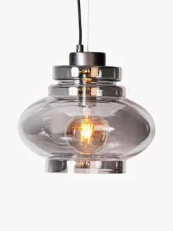 New By Rydens Suspension soufflée bouche Dolores Gris transparent, argenté