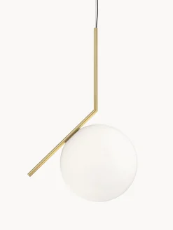 Sale Flos Suspension soufflée bouche IC Lights, intensité lumineuse variable