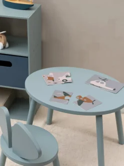 Discount Nofred Table avec chaise pour enfant Mouse, 2 pièces Vert sauge