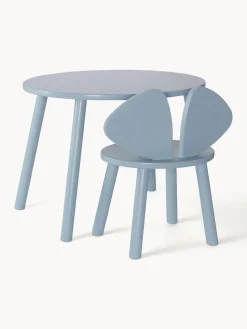 Outlet Nofred Table avec chaise pour enfant Mouse, 2 pièces Bleu ciel