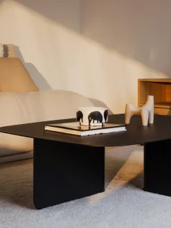 Sale Metallbude Table basse artisanale Livia Noir