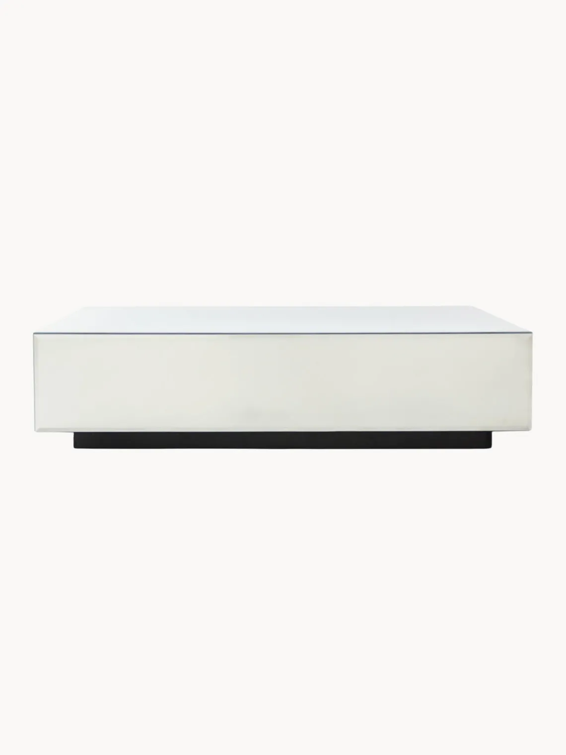 Hot HKLIVING Table basse faite main en verre miroir Mirror, larg. 90 cm Argenté
