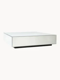 Hot HKLIVING Table basse faite main en verre miroir Mirror, larg. 90 cm Argenté