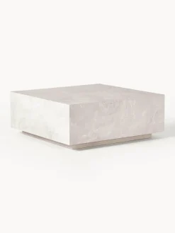 Best Westwing Collection Table basse look travertin Lesley Look travertin aux tons beiges, mat