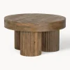 Discount Bizzotto Table basse ronde en manguier Dacca
