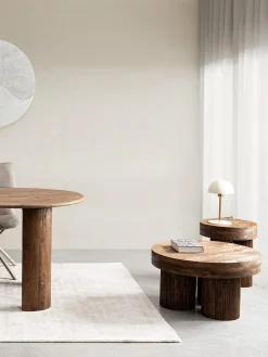 Discount Bizzotto Table basse ronde en manguier Dacca