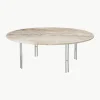 New GUBI Table basse ronde en marbre IOI, Ø 100 cm