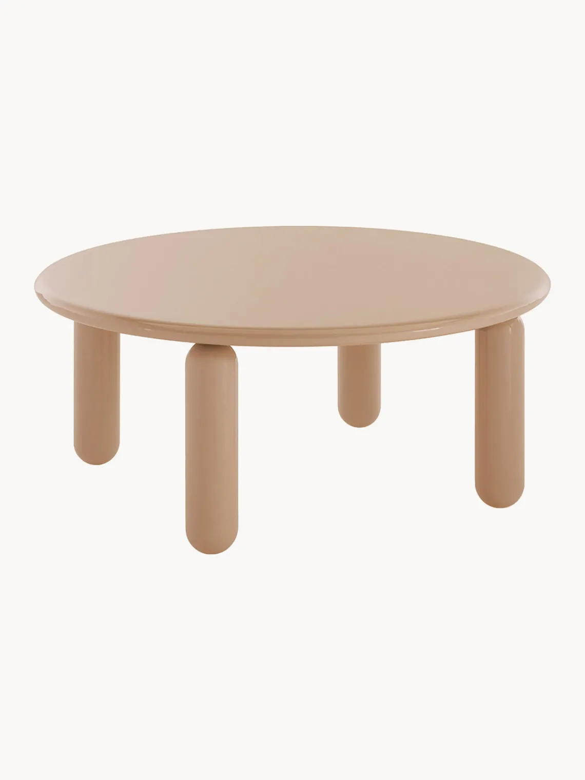 Outlet Kartell Table basse ronde Undique Mas Beige