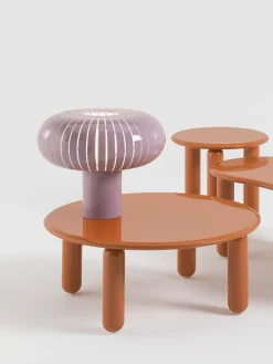New Kartell Table basse ronde Undique Mas Nougat