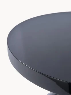 Fashion Pols Potten Table basse ronde Zig Zag Noir